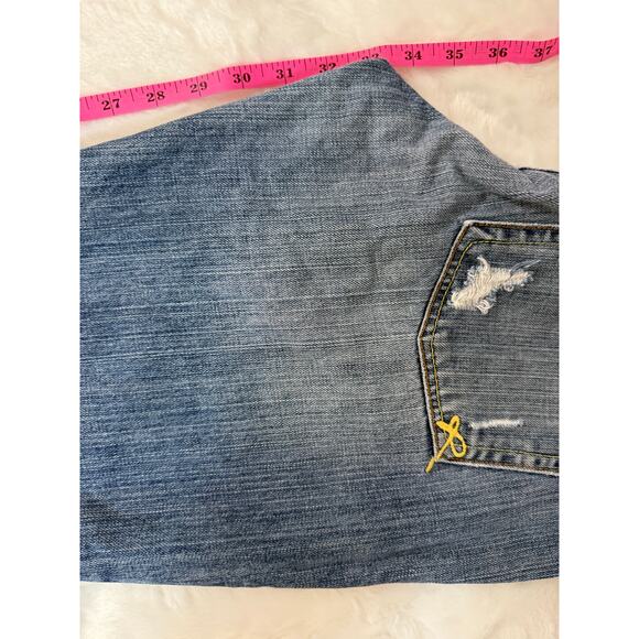 Ruehl No. 925 Premium Jeans Distressed USA Loopy Relaxed Bootcut Men W 31 L 33 - Picture 11 of 11